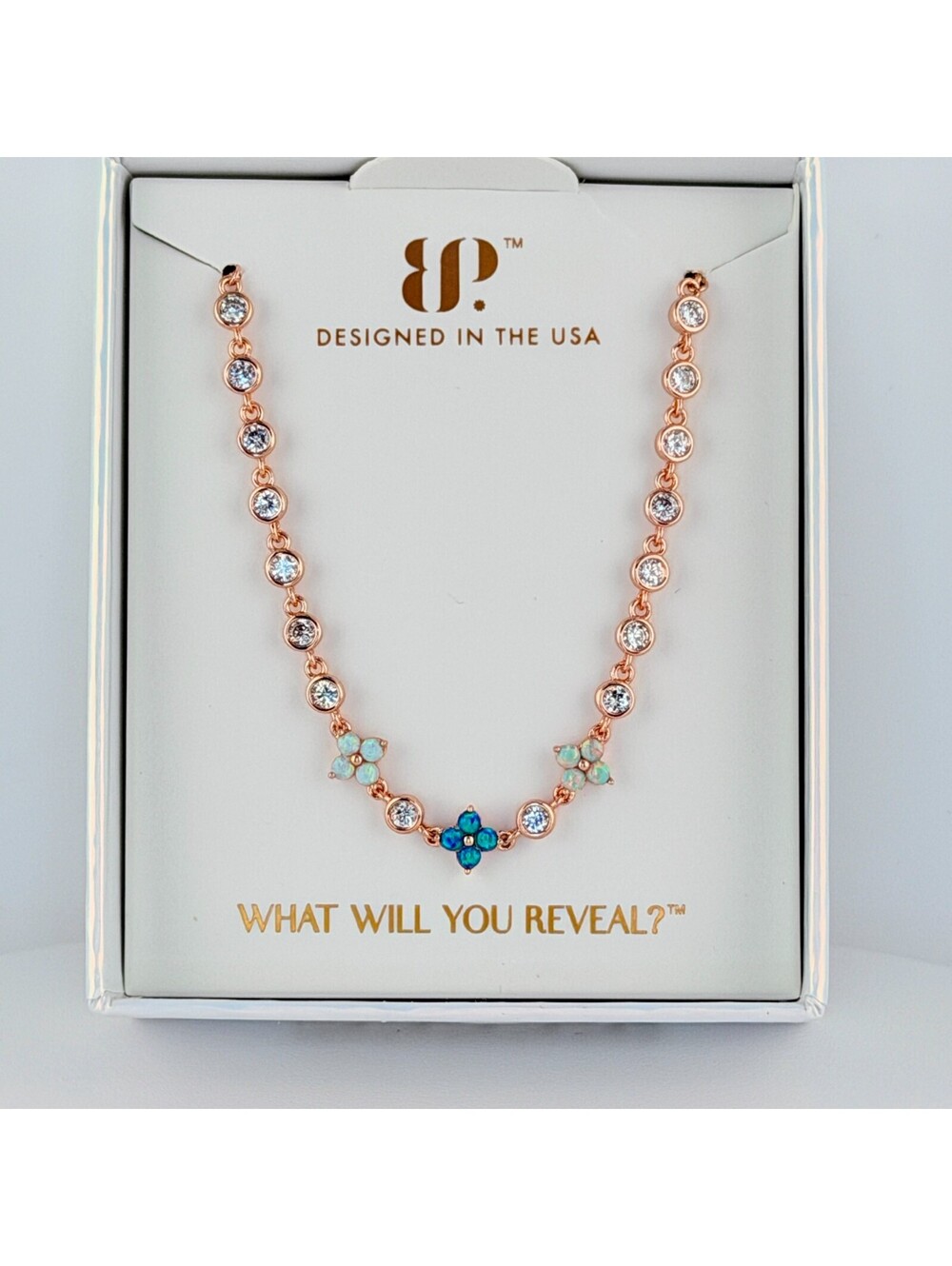 Bomb Party October 2026 Bracelet "Signature Move" Emerald Fire Opal on Rose Gold